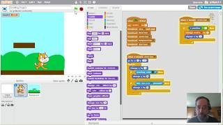 Basic Side Scrolling in Scratch [upl. by Ronal285]