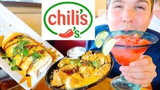 Loaded Cheesy Wings amp Smothered Smoked Burrito • Chilis • MUKBANG [upl. by Aicilic]