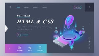 How To Make A Website Using HTML And CSS  Website Design In HTML And CSS [upl. by Cecilio]