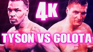 Mike Tyson vs Andrew Golota Highlights 4K [upl. by Terena481]