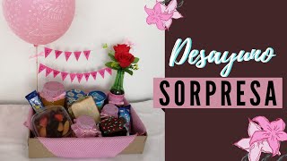 DIY  Como Hacer un DESAYUNO SORPRESA Fácil y Económico [upl. by Katalin]