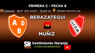 Berazategui vs Muñiz en VIVO  Primera C  Fecha 8  Apertura 2024 [upl. by Jenine]