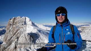 Review of the skiing Area Arabba  Marmolada by the meteorologists of Alpenweerman Netherlands [upl. by Eimrej253]