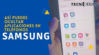 Como OCULTAR aplicaciones en SAMSUNG [upl. by Andri893]