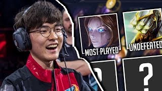 Every Champion FAKER Has Picked In Pro League of Legends [upl. by Saduj634]