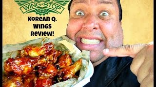 Wingstop® Spicy Korean Q Wings REVIEW [upl. by Marika]