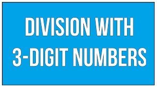 Division With 3 Digit Numbers In A Easy And Faster Way [upl. by Anaigroeg]