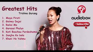 TRISHNA GURUNG GREATEST HITS II COLLECTIONS II AUDIOBOX II ALL SONGS [upl. by Linkoski]