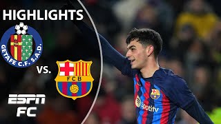 Barcelona vs Getafe  LaLiga Highlights  ESPN FC [upl. by Carl]