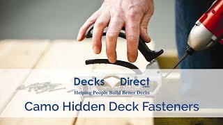 Camo Hidden Deck Fastener System [upl. by Euqinahs]