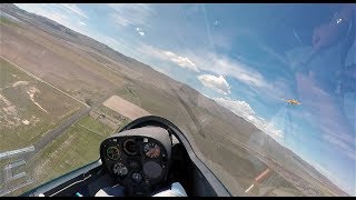 Glider Emergency Rope Break at 200ft Practice [upl. by Werdma]