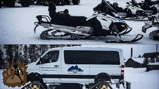 SNOWMOBILE vs SNOWCOACH Tour  Winter in Yellowstone National Park [upl. by Preston675]