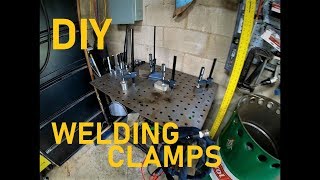 HARBOR FREIGHT CLAMPS FOR WELDING TABLE [upl. by Kesia111]