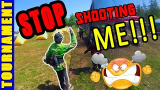 Paintball Rivals OVERSHOOTING our Team  Speedball match [upl. by Naujat299]