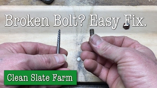 How to Remove a Broken Bolt or Broken Screw [upl. by Ralli]