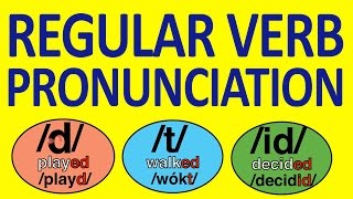 REGULAR VERBS PRONUNCIATION 23 06 2013 [upl. by Artied]