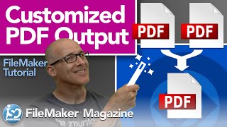 Customized PDF Output from FileMaker [upl. by Nahshun797]