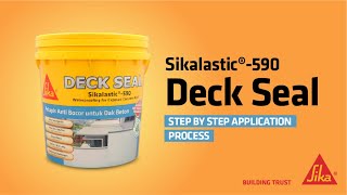 Sikalastic®590 Deck Seal  Application Process [upl. by Rma]