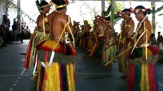 yap traditional bamboo dance [upl. by Wie]