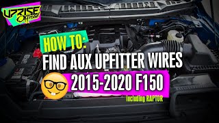 How To Finding and Wiring Aux Upfitter Switches on 2015  2020 Ford Raptor [upl. by Alodee]