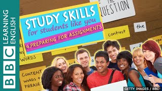 Study Skills – Preparing for assignments [upl. by Saduj]