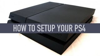 How to set up a PlayStation 4 [upl. by Yregram7]