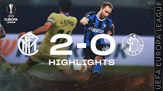 INTER 20 GETAFE  HIGHLIGHTS  201920 UEFA Europa League Round of 16 🏆⚫🔵 [upl. by Nayk27]