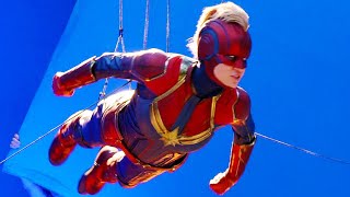 captain marvel Bloopers and Behind the scenes [upl. by Bellaude]