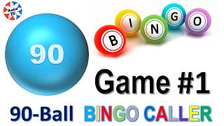 Bingo Caller  90 Ball Game1 [upl. by Neellok]