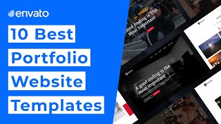 10 Best Portfolio Website Templates 2021 [upl. by Atiken]