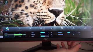 AOC C24G1 Menu System OSD [upl. by Elane]