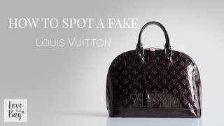 How to Spot a Fake Louis Vuitton Handbag [upl. by Airam7]