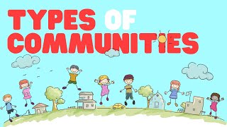 Types of Communities  Learn about communities for kids and help them learn how to identify them [upl. by Strickler]