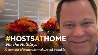 A Moment of Gratitude with David Venable  QVC Hosts At Home for the Holidays [upl. by Iba]