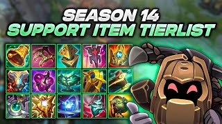 SEASON 14 SUPPORT ITEM TIERLIST patch 141b [upl. by Anelram470]