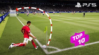 TOP 10 BEST GOALS IN FIFA 22 1 PS5 [upl. by Tsirhc]