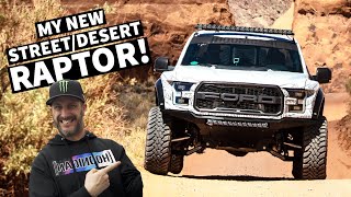 Ken Block Tests his NEW Fully Built Ford Raptor in Moab [upl. by Livia187]