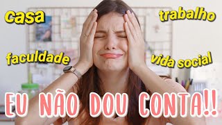 COMO CONCILIAR TRABALHO E ESTUDO  dicas para você trabalhar e estudar [upl. by Nosauq512]