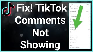 How To Fix TikTok Comment Not Showing [upl. by Cosma]