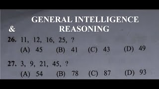 GENERAL INTELLIGENCE amp REASONING  Reasoning Previous year solved question paper of SSC  Part 33 [upl. by Cressy517]