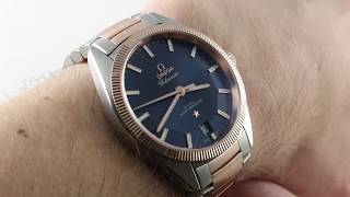 Omega Constellation Globemaster BLUESEDNA GOLD 13020392103001 Luxury Watch Review [upl. by Anitselec]