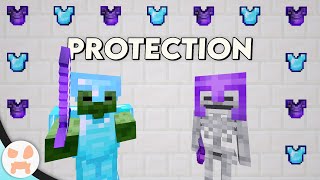 WHATS THE BEST PROTECTION ENCHANTMENT IN MINECRAFT [upl. by Ola]