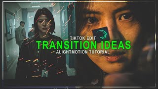 Tiktok edit transition ideas  Alightmotion tutorial [upl. by Previdi]