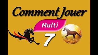 COMMENT JOUER AU MULTI 7 PMU [upl. by Goff]