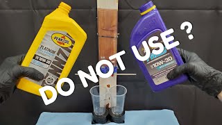 Pennzoil Platinum Engine oil VS Royal purple HPS Full synthetic [upl. by Starlin]