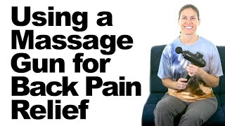 How to Use a Percussion Massage Gun for Back Pain Relief [upl. by Alameda]