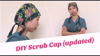 DIY Scrub Cap w printable pattern [upl. by Elatnahc577]