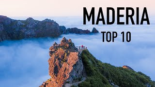 Top 10 Places to Visit in Madeira [upl. by Eylloh]