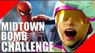 Silver Lining Screwball Bomb Challenge Midtown  SpiderMan PS4 GamePlay [upl. by Eitsym]