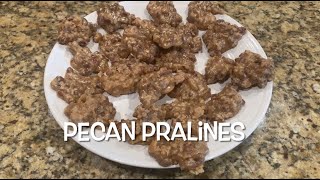 Pecan Pralines 10 minutes in microwave [upl. by Patten]